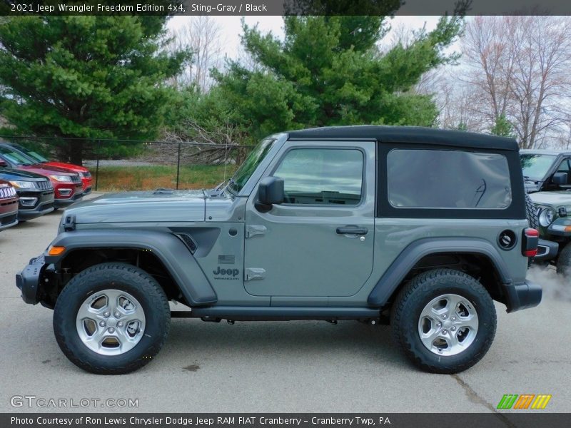 Sting-Gray / Black 2021 Jeep Wrangler Freedom Edition 4x4
