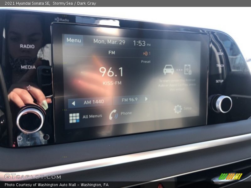 Stormy Sea / Dark Gray 2021 Hyundai Sonata SE