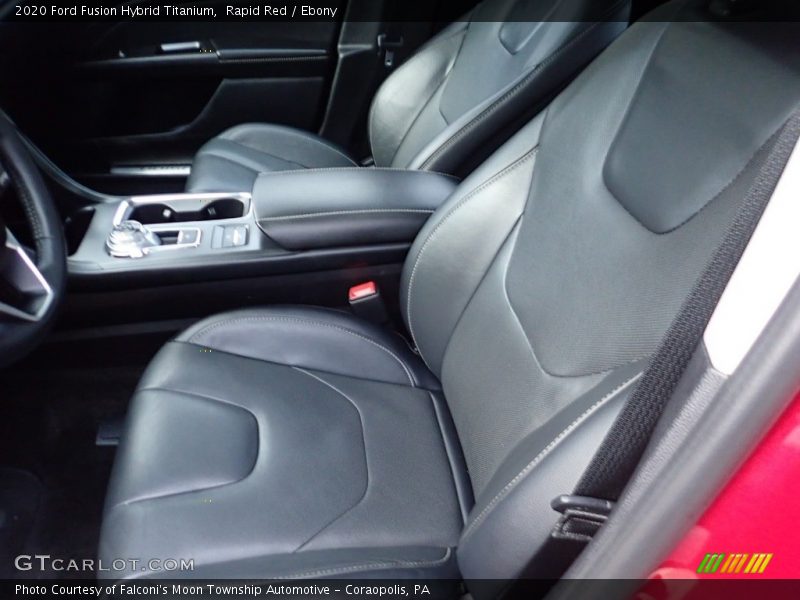 Rapid Red / Ebony 2020 Ford Fusion Hybrid Titanium