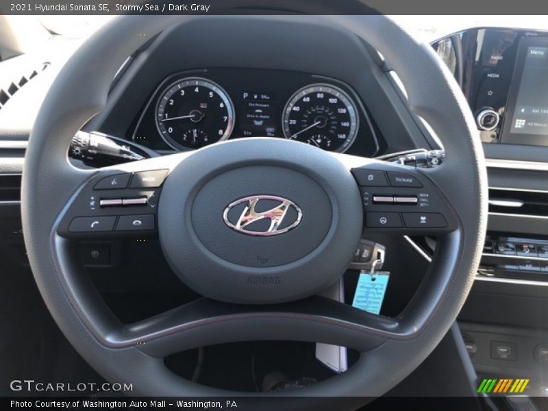 Stormy Sea / Dark Gray 2021 Hyundai Sonata SE