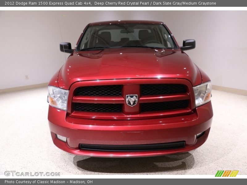 Deep Cherry Red Crystal Pearl / Dark Slate Gray/Medium Graystone 2012 Dodge Ram 1500 Express Quad Cab 4x4