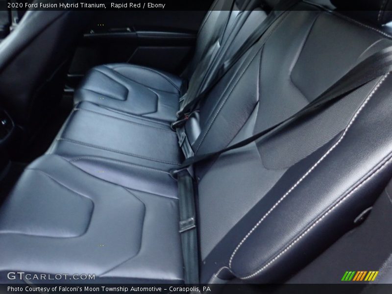 Rapid Red / Ebony 2020 Ford Fusion Hybrid Titanium