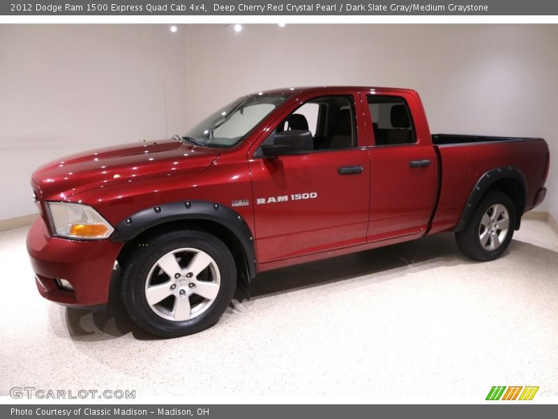 Deep Cherry Red Crystal Pearl / Dark Slate Gray/Medium Graystone 2012 Dodge Ram 1500 Express Quad Cab 4x4