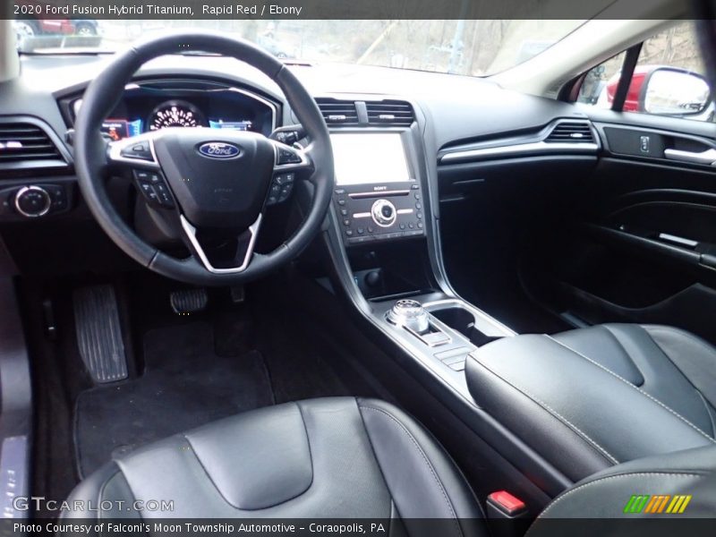  2020 Fusion Hybrid Titanium Ebony Interior