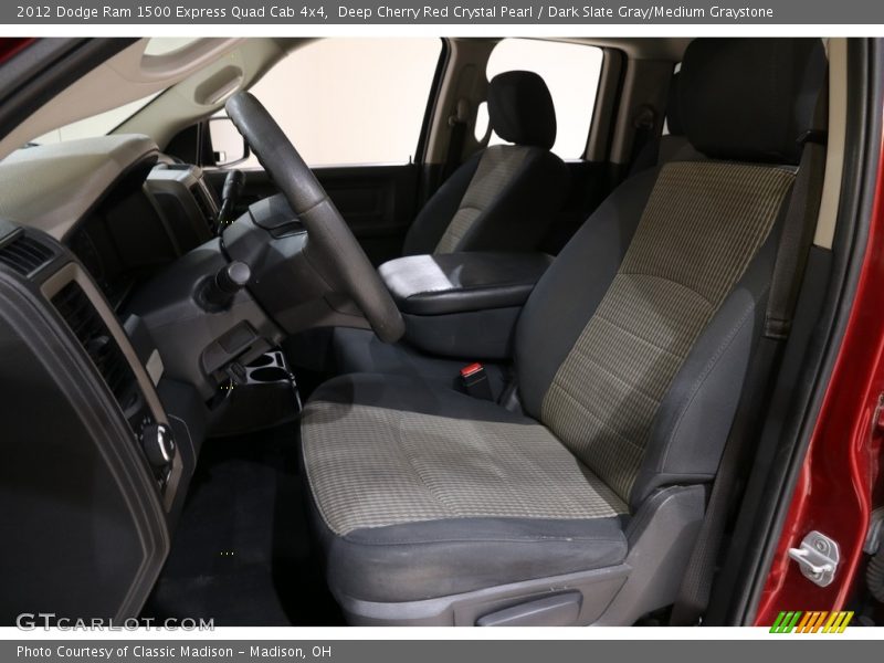 Deep Cherry Red Crystal Pearl / Dark Slate Gray/Medium Graystone 2012 Dodge Ram 1500 Express Quad Cab 4x4