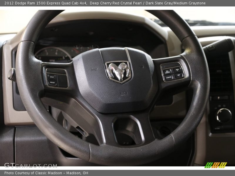 Deep Cherry Red Crystal Pearl / Dark Slate Gray/Medium Graystone 2012 Dodge Ram 1500 Express Quad Cab 4x4
