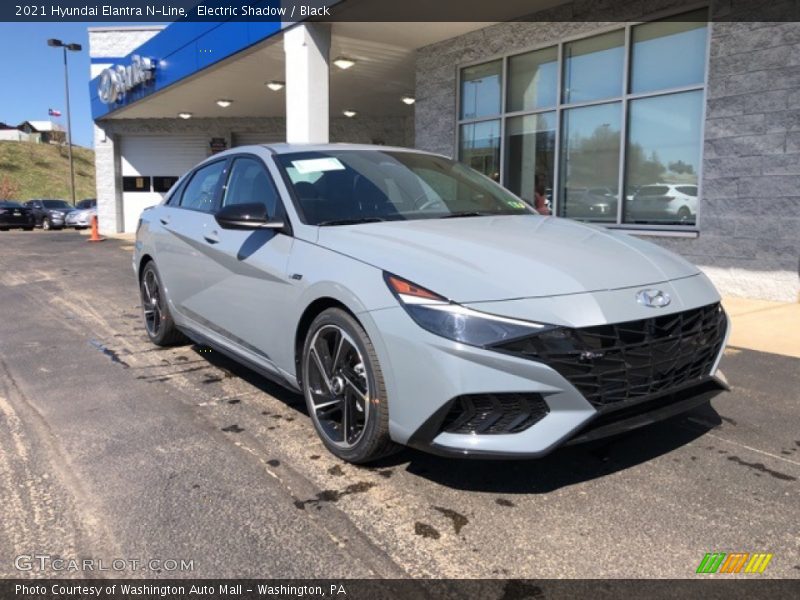 Electric Shadow / Black 2021 Hyundai Elantra N-Line