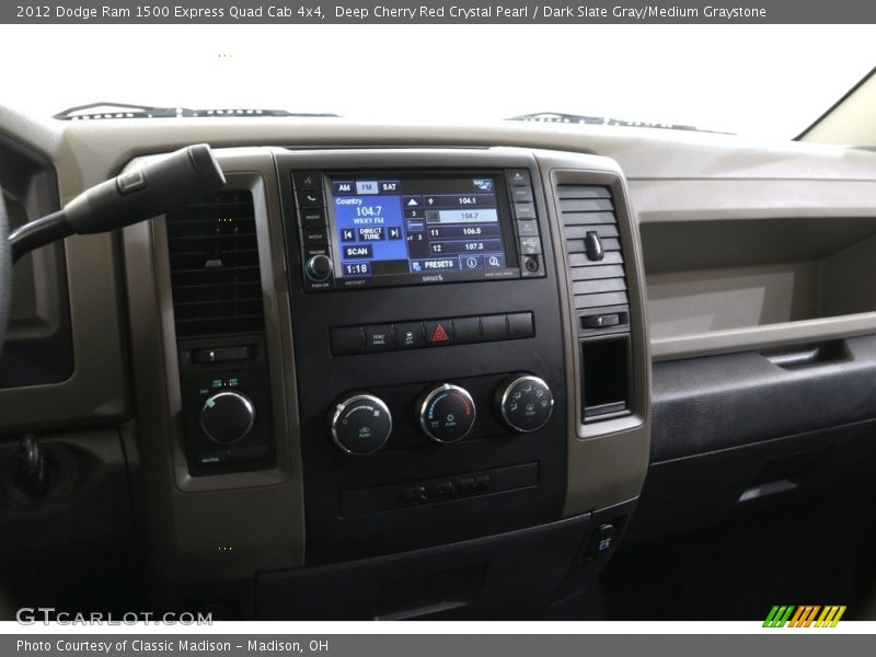 Deep Cherry Red Crystal Pearl / Dark Slate Gray/Medium Graystone 2012 Dodge Ram 1500 Express Quad Cab 4x4