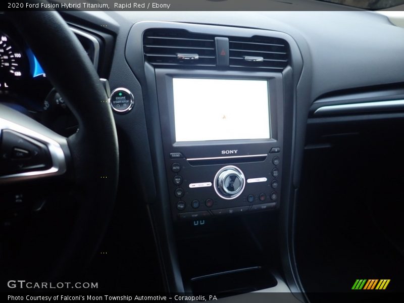 Rapid Red / Ebony 2020 Ford Fusion Hybrid Titanium