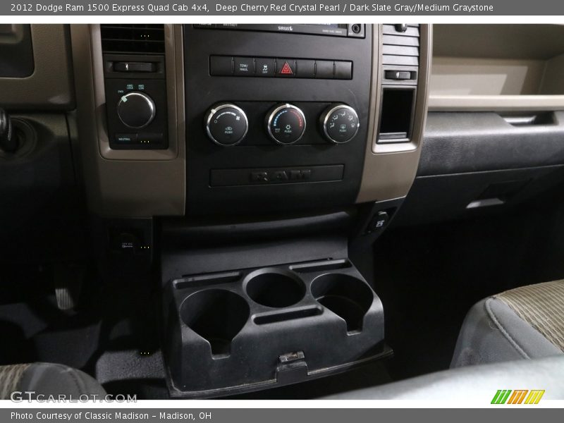 Deep Cherry Red Crystal Pearl / Dark Slate Gray/Medium Graystone 2012 Dodge Ram 1500 Express Quad Cab 4x4