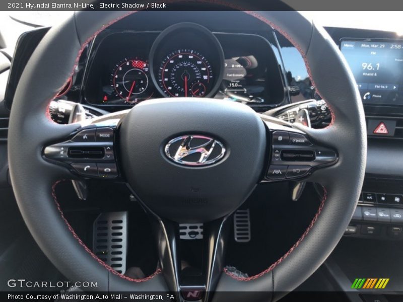 Electric Shadow / Black 2021 Hyundai Elantra N-Line