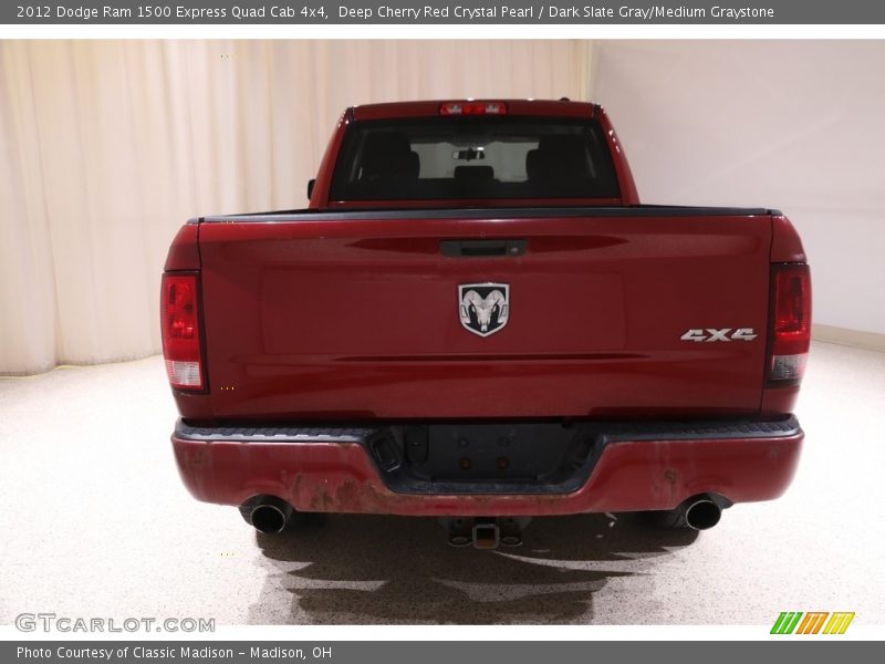 Deep Cherry Red Crystal Pearl / Dark Slate Gray/Medium Graystone 2012 Dodge Ram 1500 Express Quad Cab 4x4