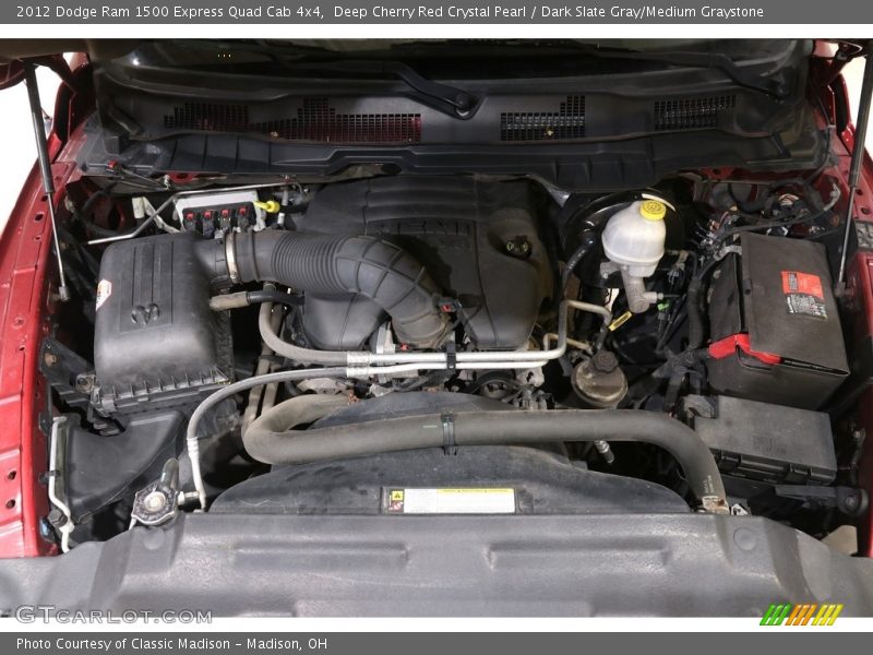 Deep Cherry Red Crystal Pearl / Dark Slate Gray/Medium Graystone 2012 Dodge Ram 1500 Express Quad Cab 4x4