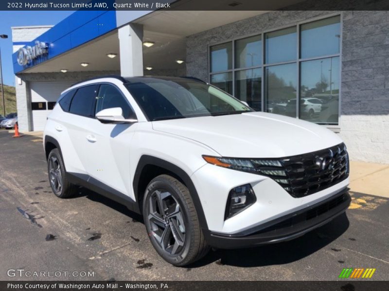 Quartz White / Black 2022 Hyundai Tucson Limited AWD