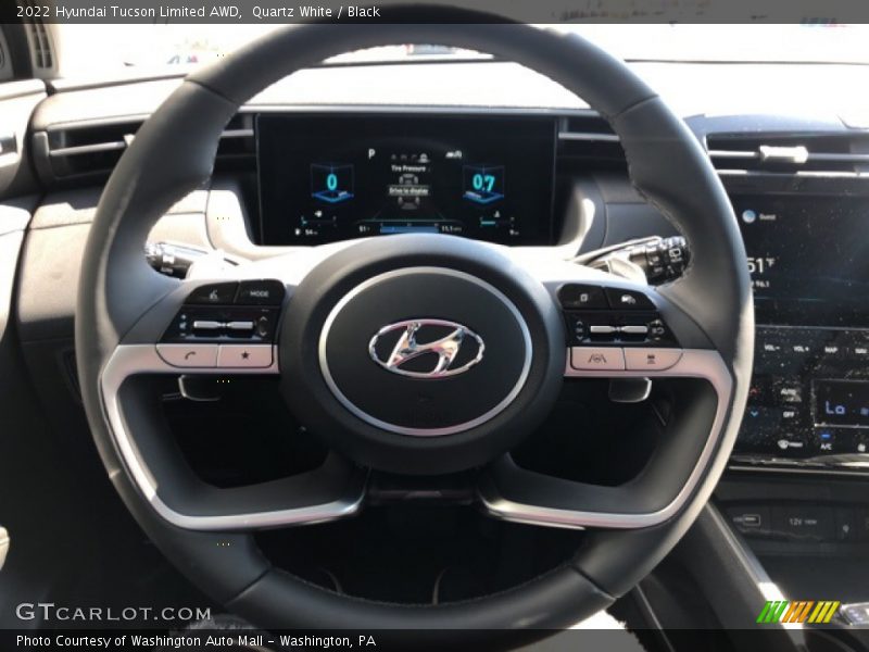 Quartz White / Black 2022 Hyundai Tucson Limited AWD