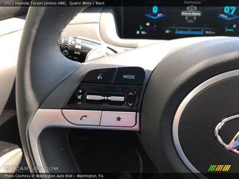 Quartz White / Black 2022 Hyundai Tucson Limited AWD
