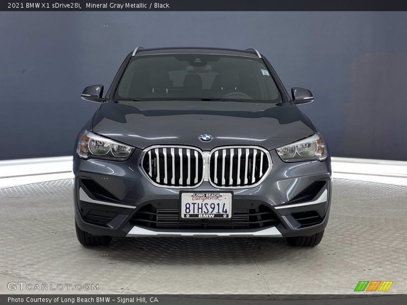 Mineral Gray Metallic / Black 2021 BMW X1 sDrive28i