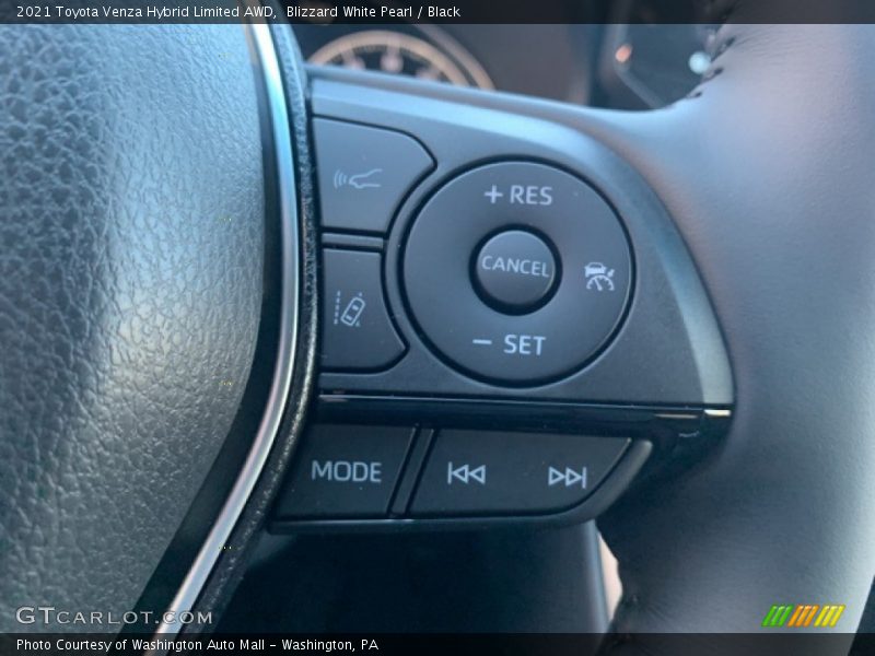 Blizzard White Pearl / Black 2021 Toyota Venza Hybrid Limited AWD