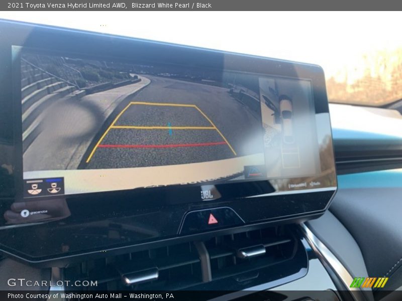 Blizzard White Pearl / Black 2021 Toyota Venza Hybrid Limited AWD