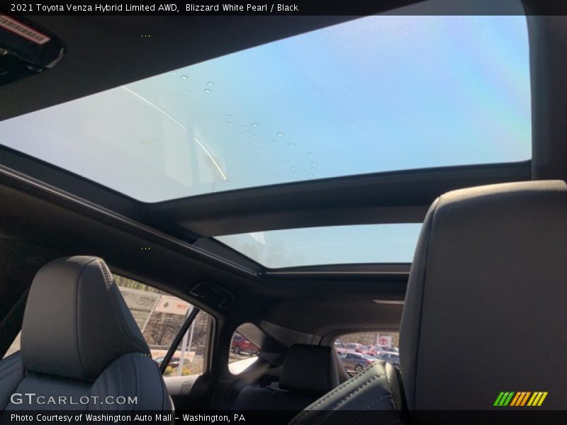 Blizzard White Pearl / Black 2021 Toyota Venza Hybrid Limited AWD