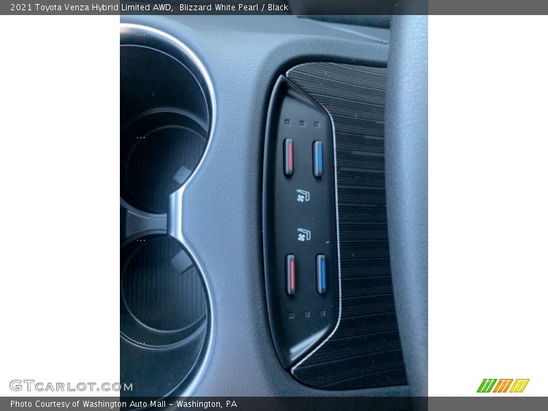 Blizzard White Pearl / Black 2021 Toyota Venza Hybrid Limited AWD