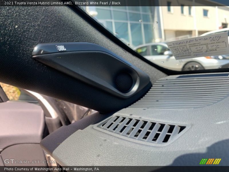 Blizzard White Pearl / Black 2021 Toyota Venza Hybrid Limited AWD