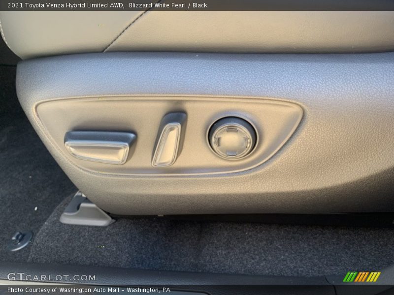 Blizzard White Pearl / Black 2021 Toyota Venza Hybrid Limited AWD