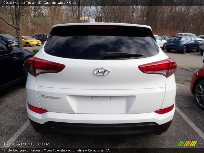 Dazzling White / Gray 2018 Hyundai Tucson SE