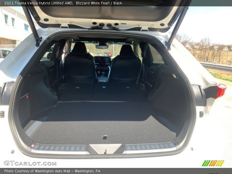 Blizzard White Pearl / Black 2021 Toyota Venza Hybrid Limited AWD
