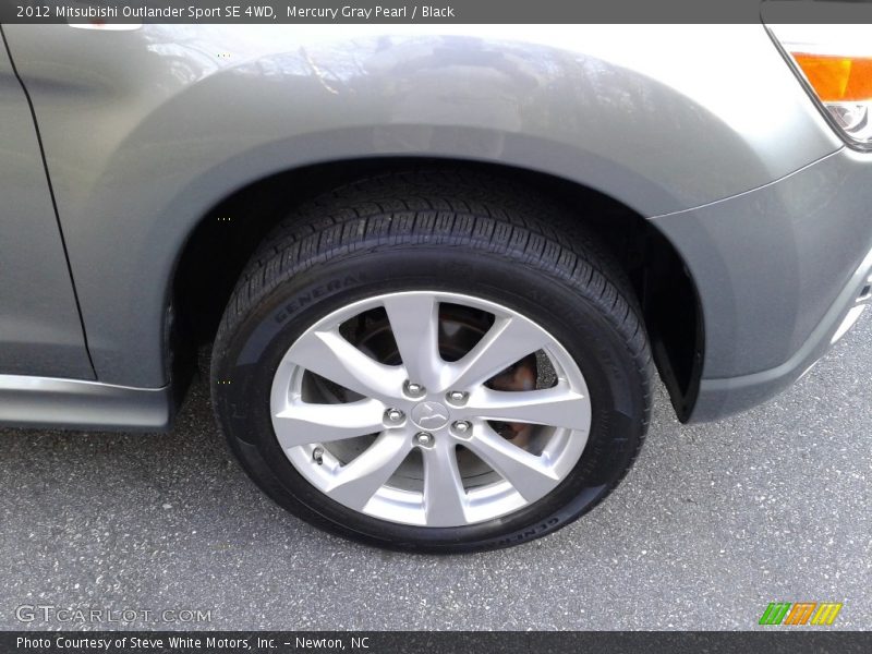 Mercury Gray Pearl / Black 2012 Mitsubishi Outlander Sport SE 4WD