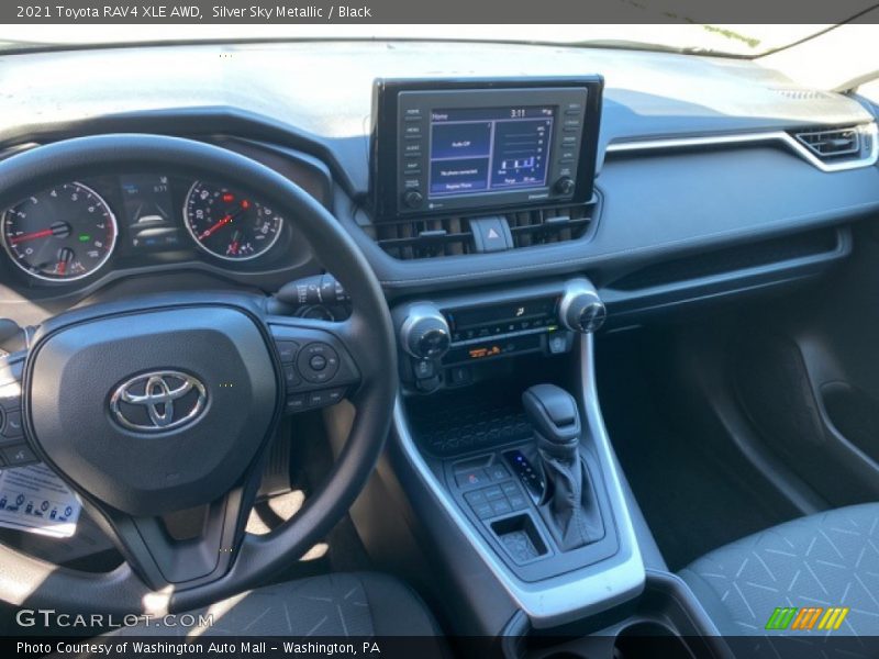 Silver Sky Metallic / Black 2021 Toyota RAV4 XLE AWD