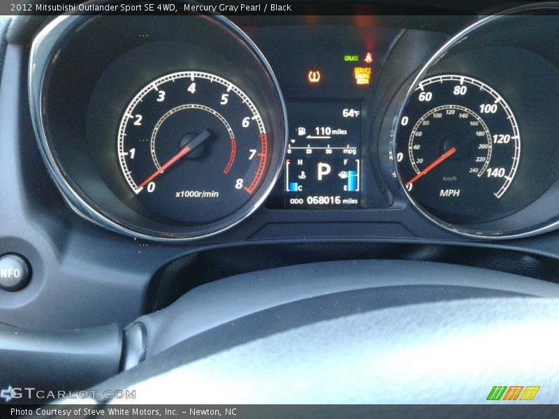 Mercury Gray Pearl / Black 2012 Mitsubishi Outlander Sport SE 4WD