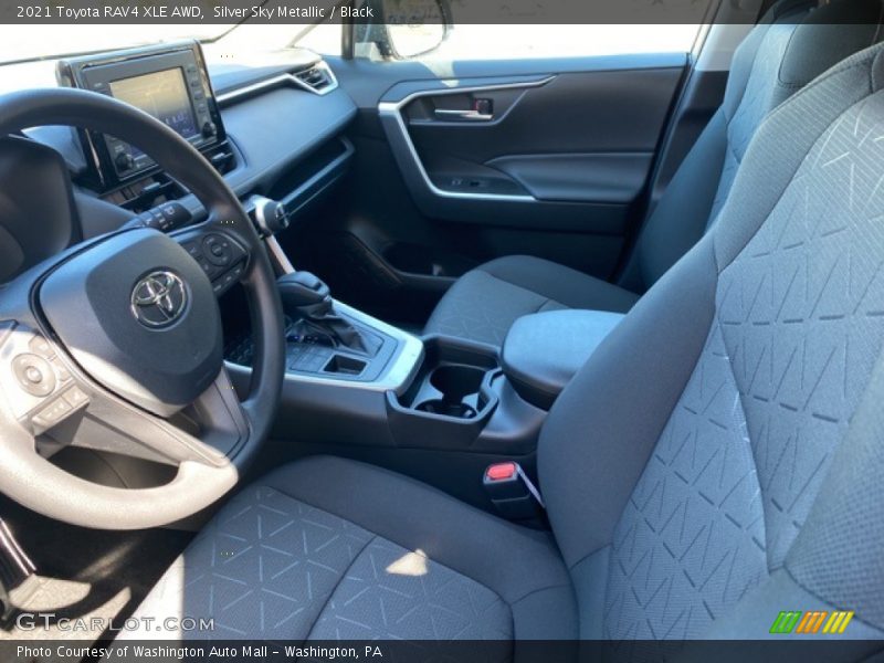 Silver Sky Metallic / Black 2021 Toyota RAV4 XLE AWD