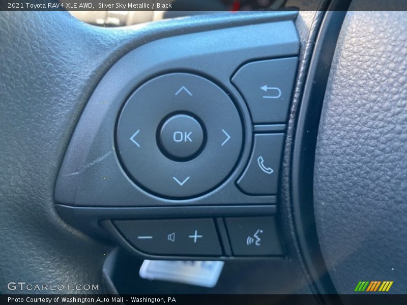 Silver Sky Metallic / Black 2021 Toyota RAV4 XLE AWD