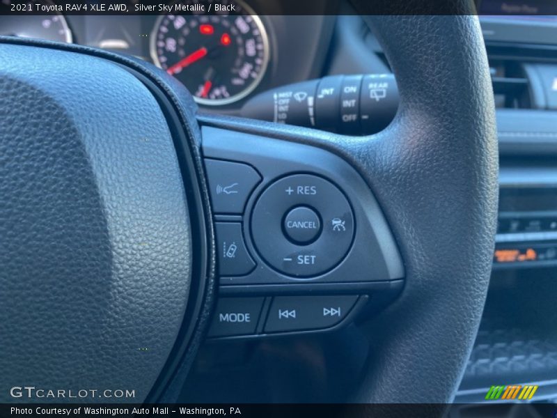 Silver Sky Metallic / Black 2021 Toyota RAV4 XLE AWD