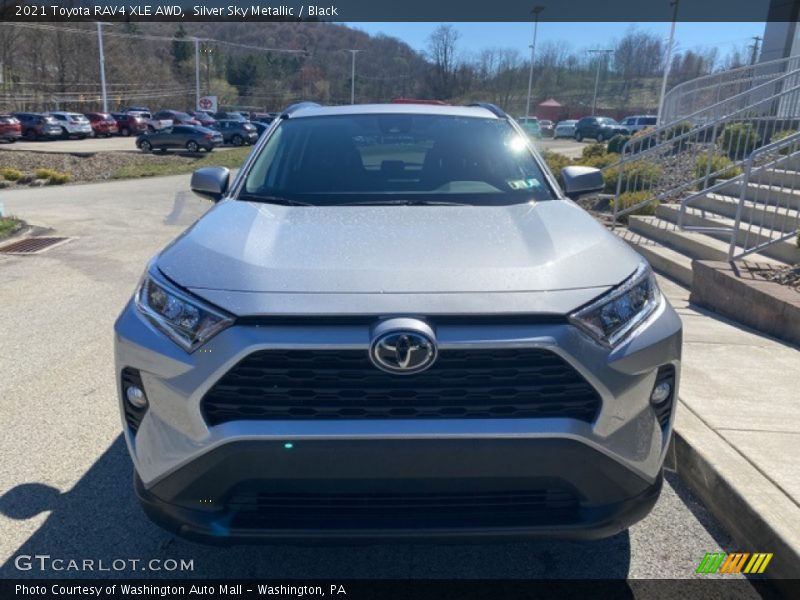 Silver Sky Metallic / Black 2021 Toyota RAV4 XLE AWD