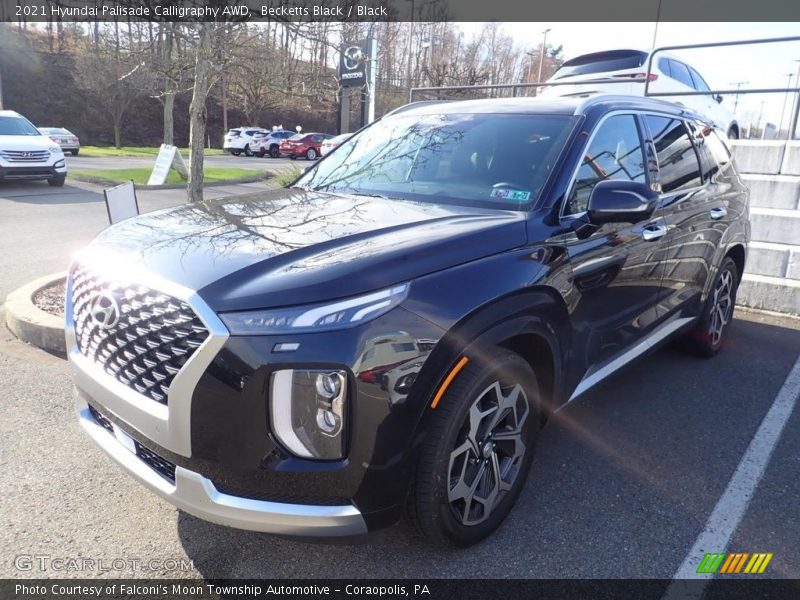 Becketts Black / Black 2021 Hyundai Palisade Calligraphy AWD