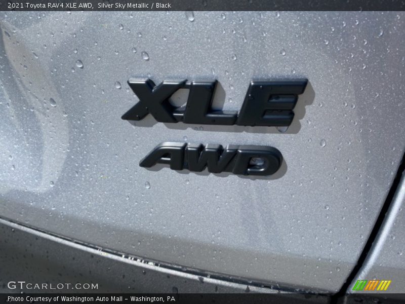 Silver Sky Metallic / Black 2021 Toyota RAV4 XLE AWD