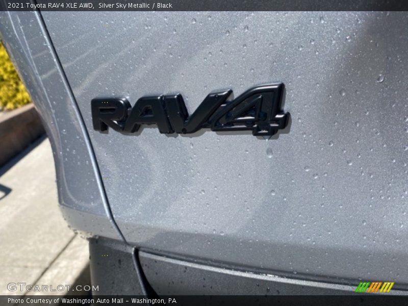 Silver Sky Metallic / Black 2021 Toyota RAV4 XLE AWD