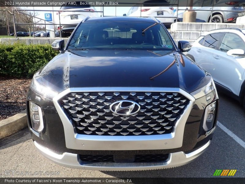 Becketts Black / Black 2021 Hyundai Palisade Calligraphy AWD