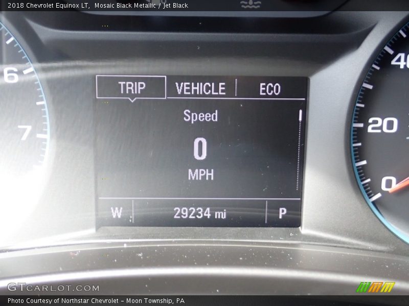 Mosaic Black Metallic / Jet Black 2018 Chevrolet Equinox LT