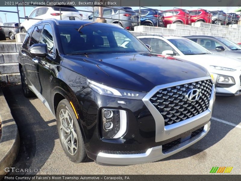 Becketts Black / Black 2021 Hyundai Palisade Calligraphy AWD