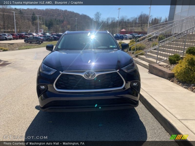 Blueprint / Graphite 2021 Toyota Highlander XLE AWD