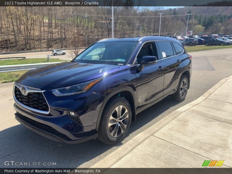 Blueprint / Graphite 2021 Toyota Highlander XLE AWD