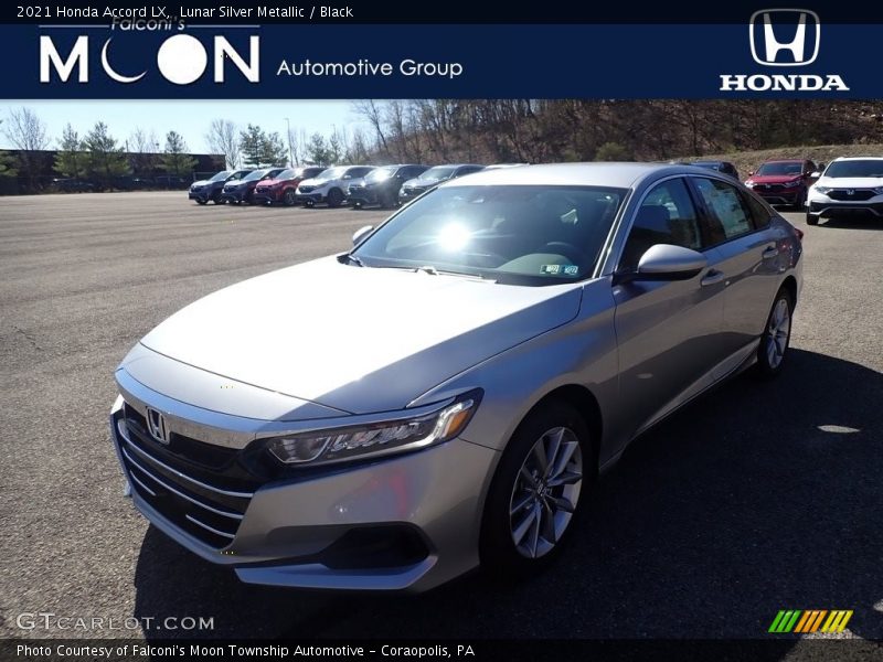 Lunar Silver Metallic / Black 2021 Honda Accord LX