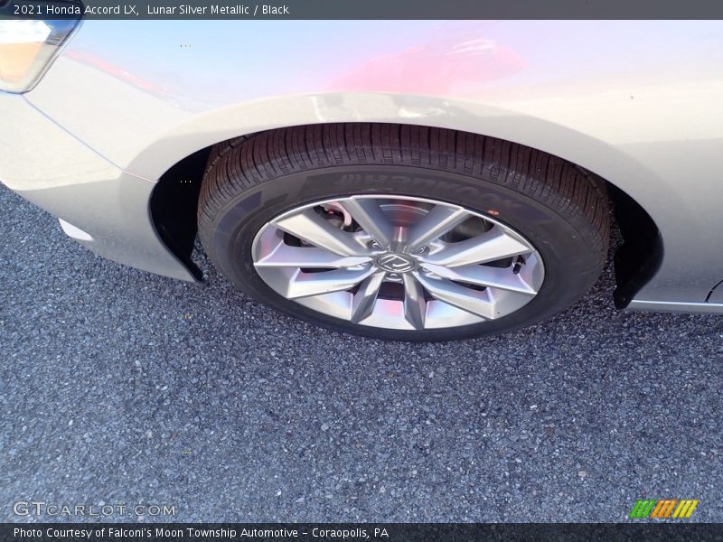 Lunar Silver Metallic / Black 2021 Honda Accord LX