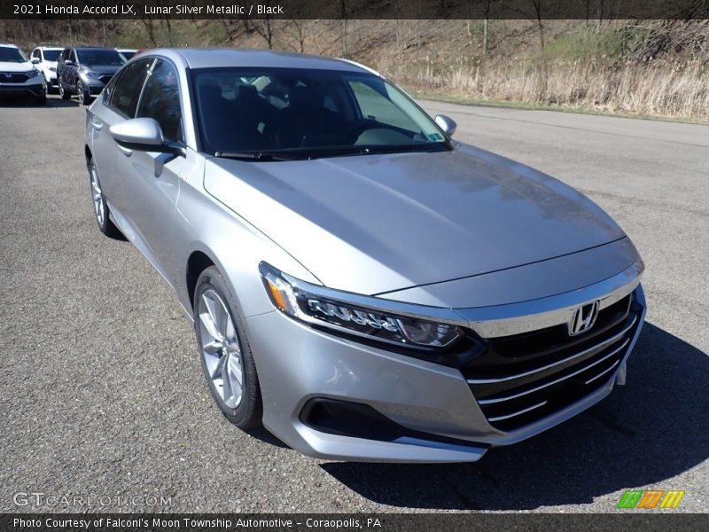 Lunar Silver Metallic / Black 2021 Honda Accord LX