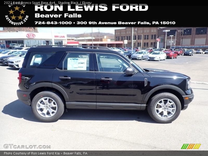 Shadow Black / Ebony 2021 Ford Bronco Sport Base 4x4