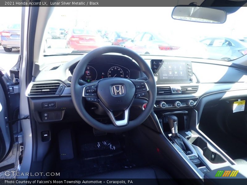 Lunar Silver Metallic / Black 2021 Honda Accord LX