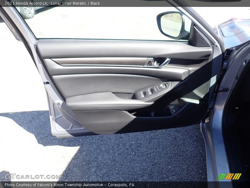 Lunar Silver Metallic / Black 2021 Honda Accord LX